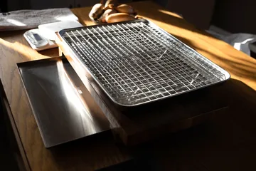 Culimat gastroplate med avkjølingsrist - Rustfritt stål, 40,5x30,5 cm - Culimat