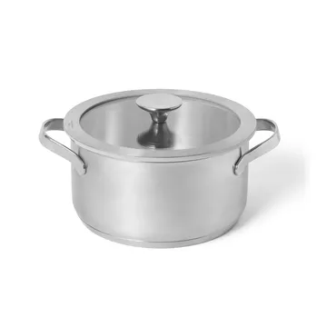Culimat gryte - Rustfritt stål, glasslokk, 3 L - Culimat