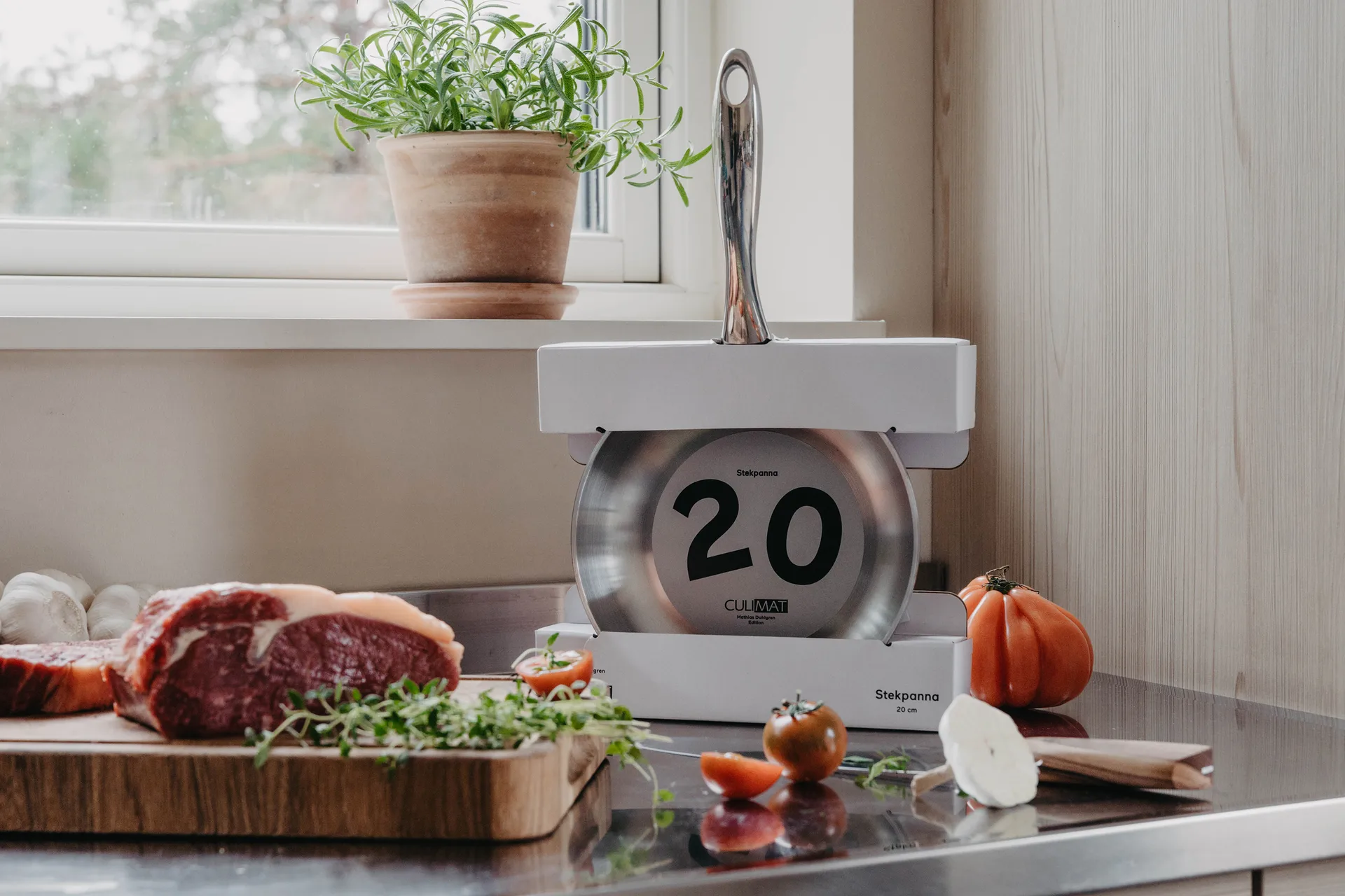 Culimat stekepanne 5-Ply rustfritt stål, 20 cm Culimat