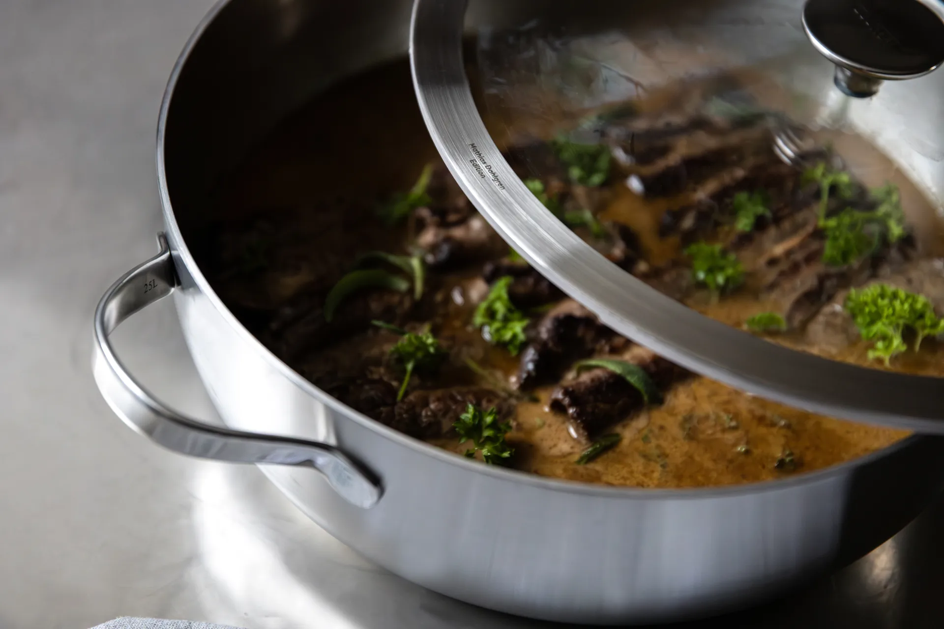 Culimat traktørpanne, Rustfritt stål, Ø30 cm Culimat