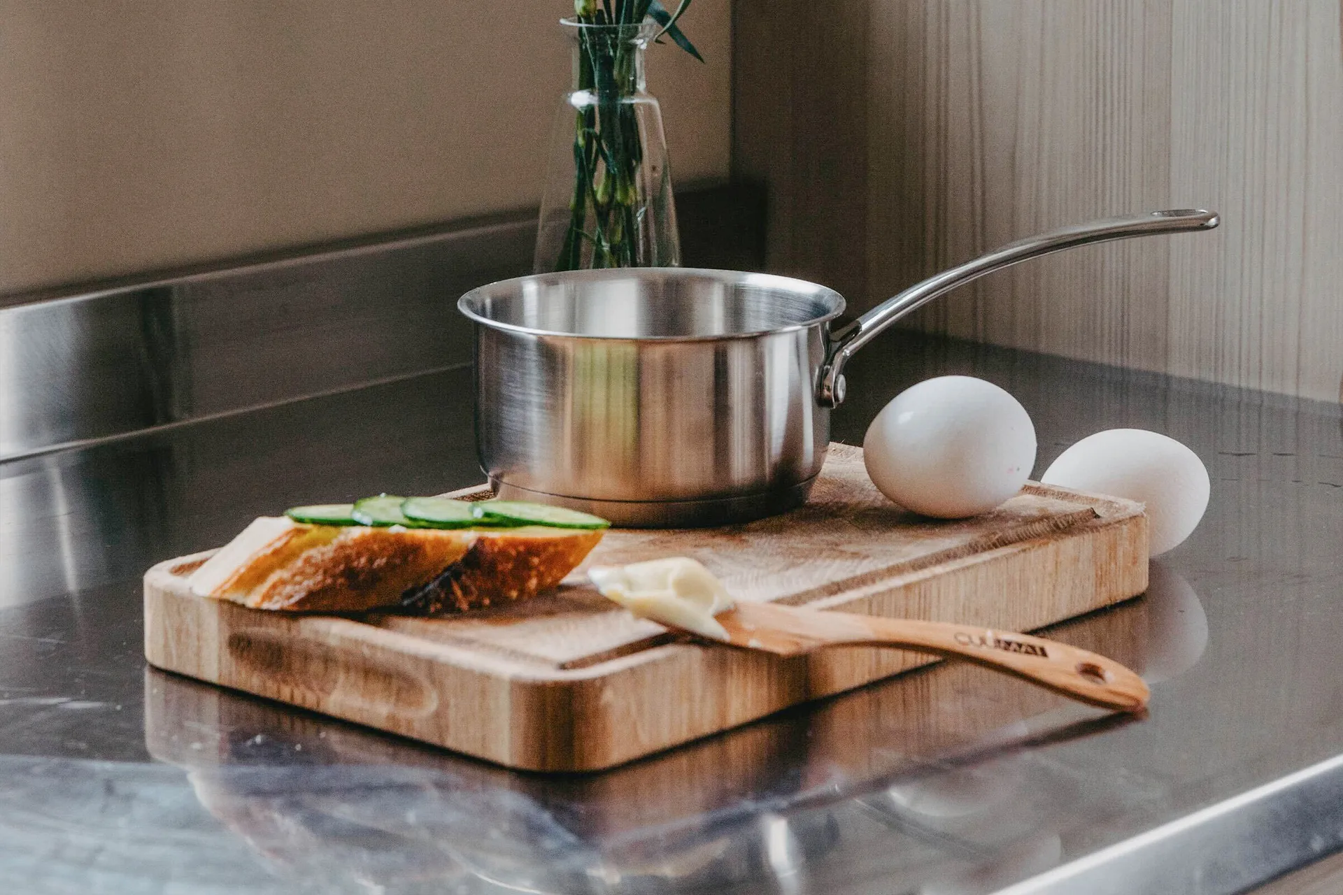 Skjærebrett Eik Stavlimt med renne, 30x20 cm Culimat