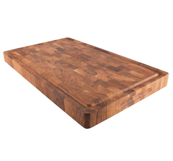 Culimat Skjærebrett Eik Stavlimt med renne 50x30 cm