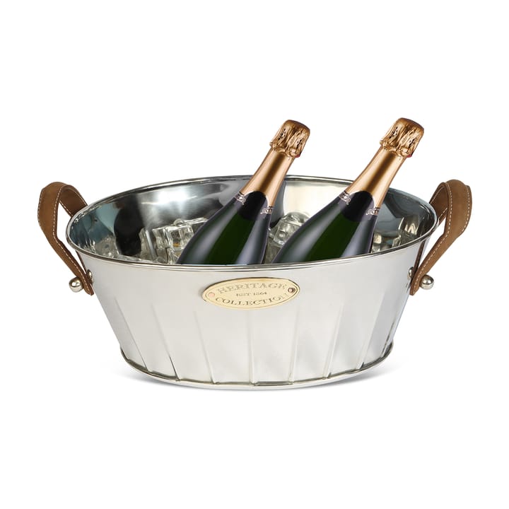 Heritage champagnekjøler med lærhank - 30 cm - Culinary Concepts