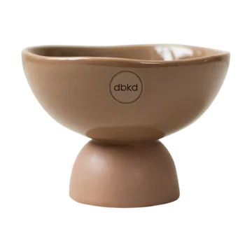 Base Dome skål S Ø12 cm - Nougat - DBKD
