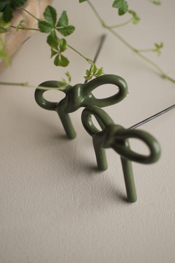 Bow blomsterdekorasjon - Shiny green - DBKD