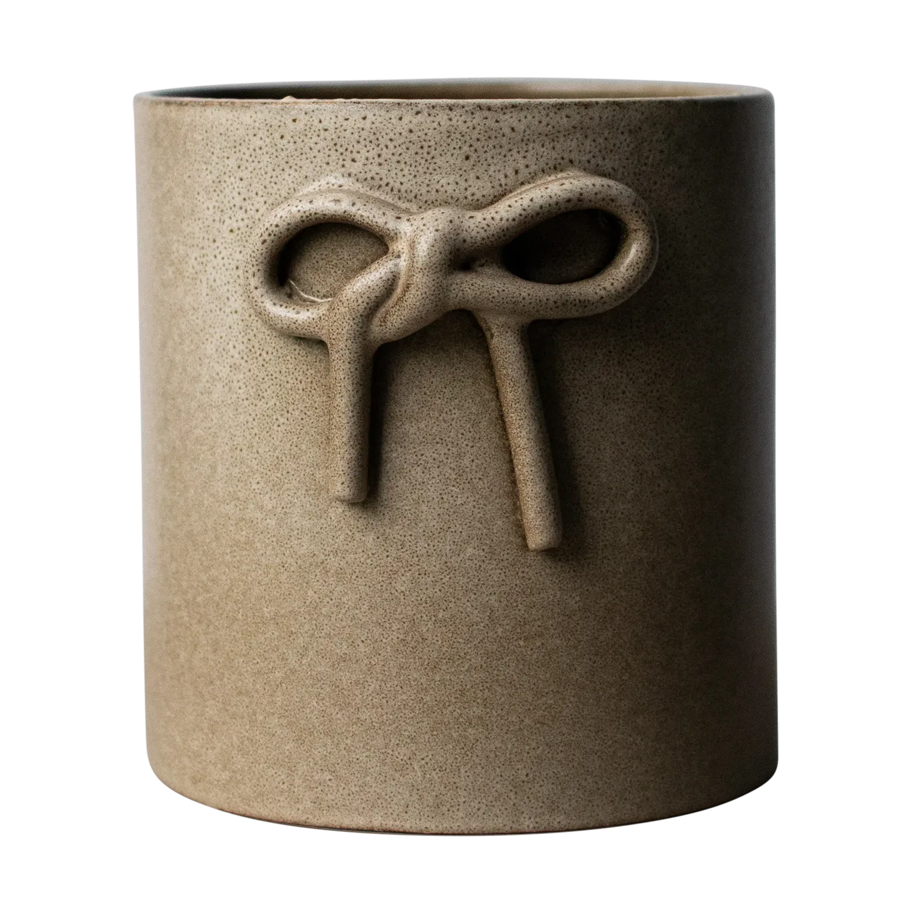 Bow krukke Ø14 cm, Beige DBKD