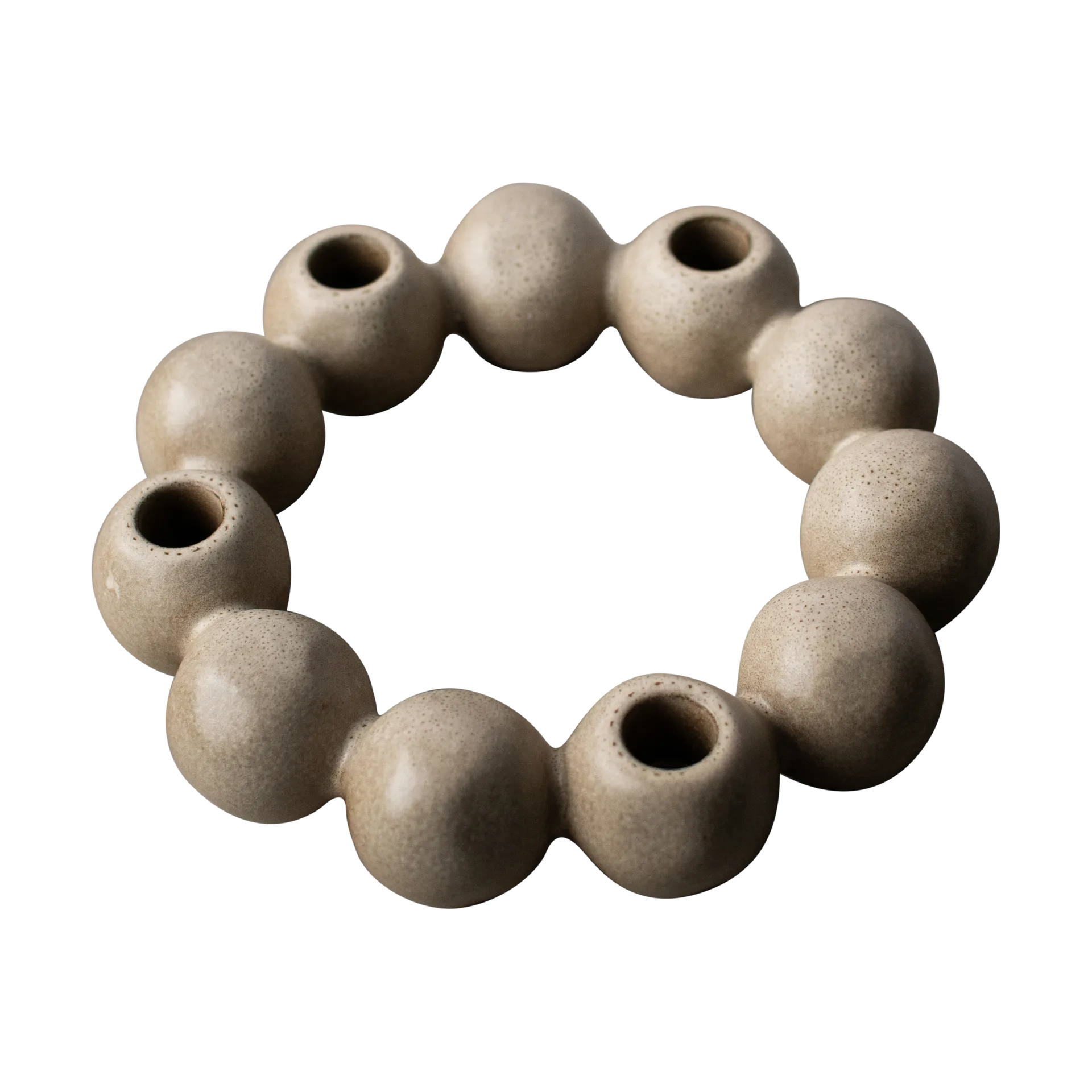 Bright lysestake Ø27 cm, Beige DBKD