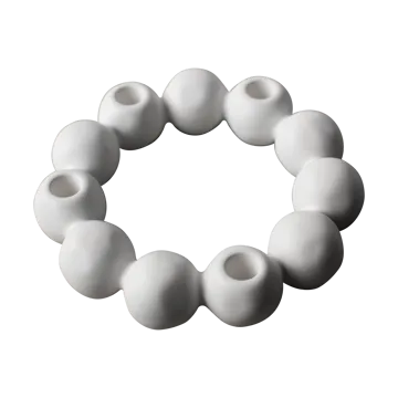 Bright lysestake Ø27 cm - White - DBKD