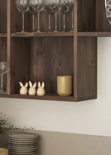 Burn duftlys 60 t - Shiny yellow - DBKD