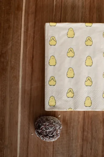 Chubby chicken papirserviett 20-pakning - Yellow, 33x33 cm - DBKD