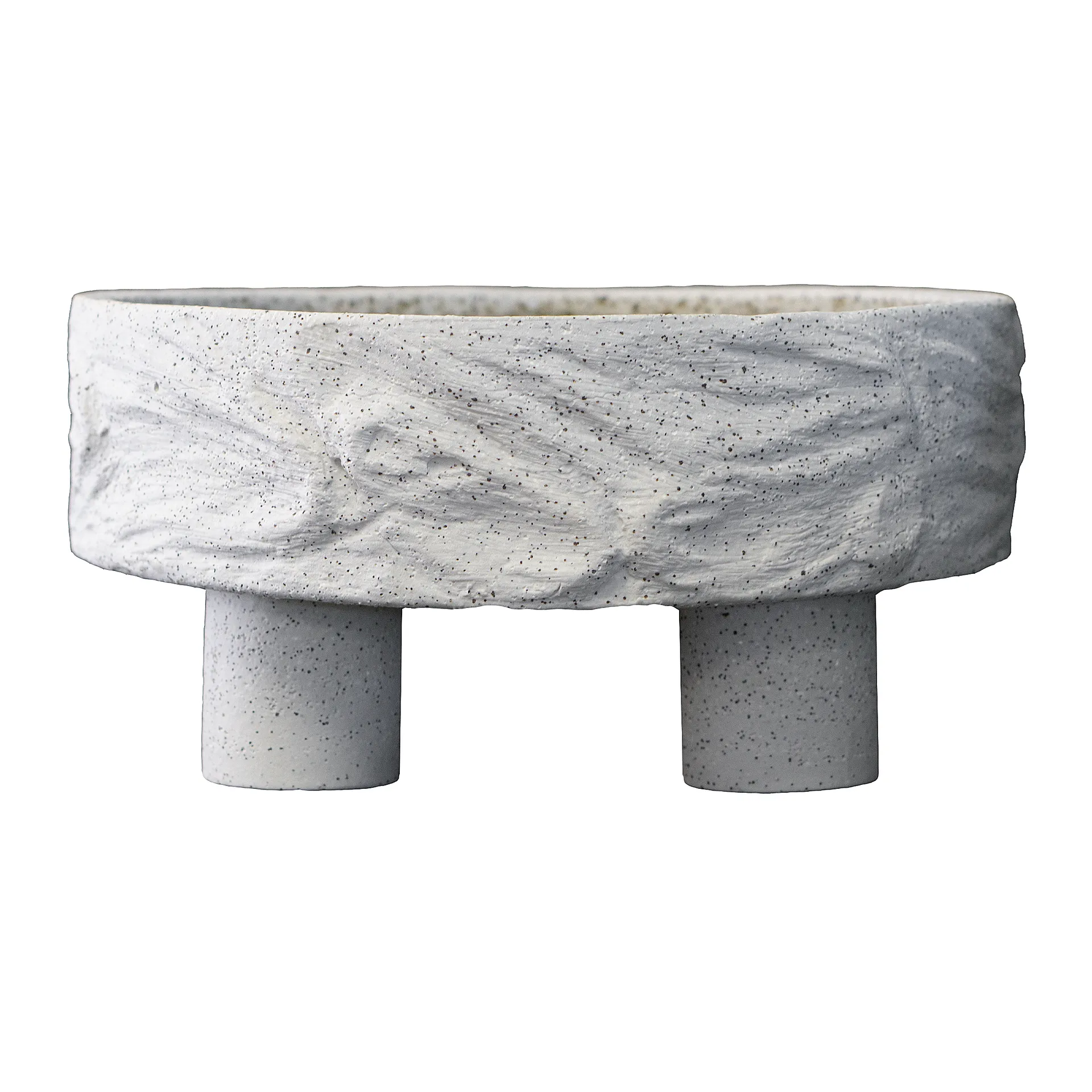 Clay plate tallerken på bein Ø25 cm, Sand DBKD