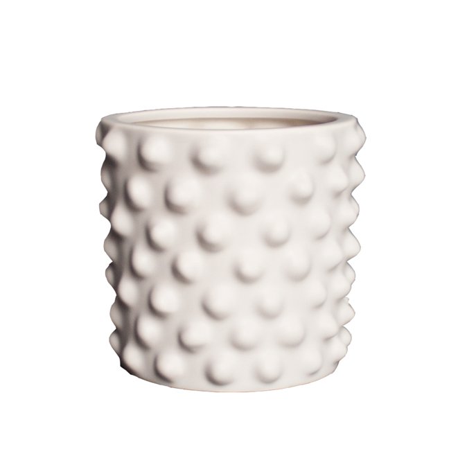 Bilde av DBKD Cloudy krukke greige Mini ø14 cm