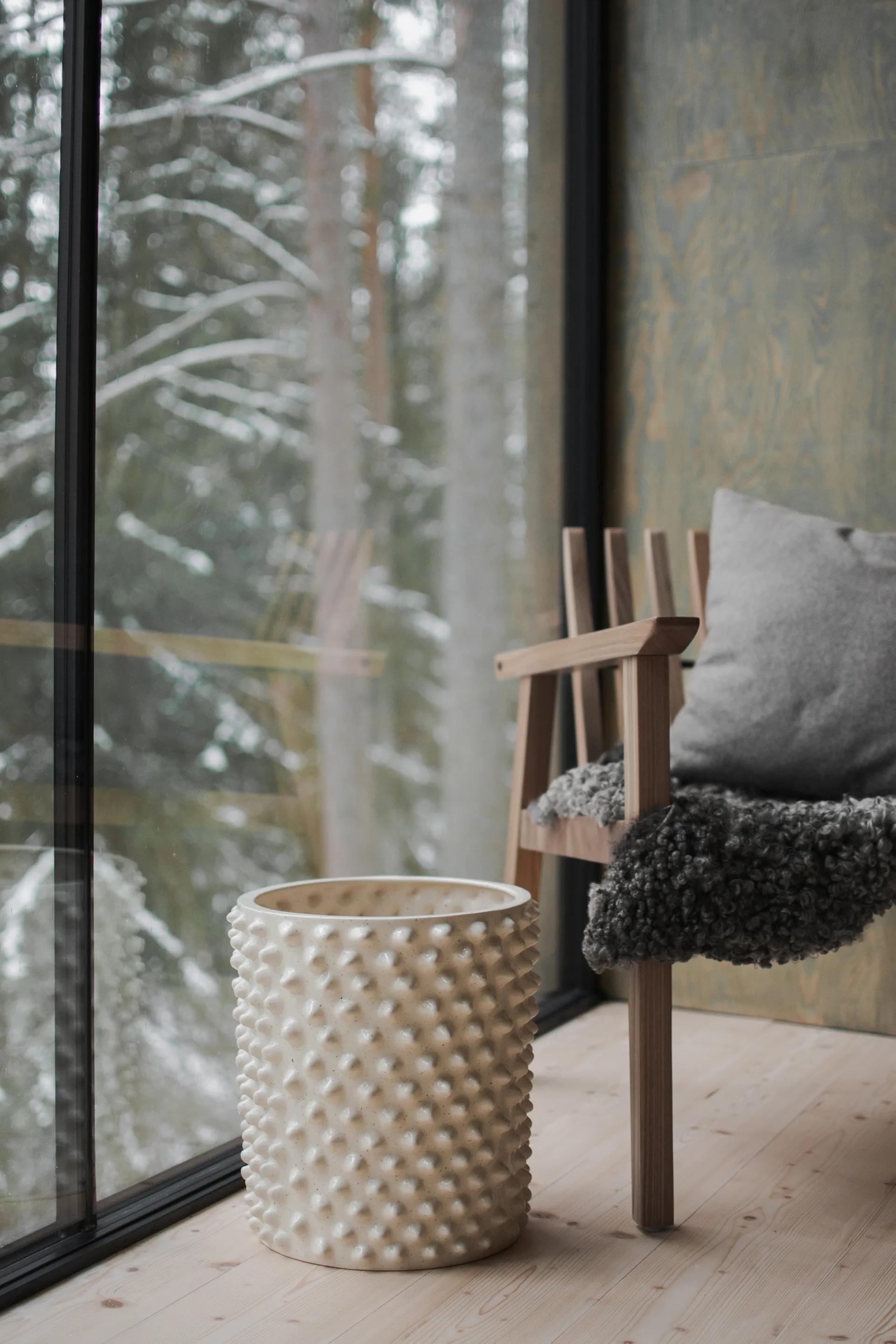 Cloudy krukke vanilla, Large Ø 33 cm DBKD