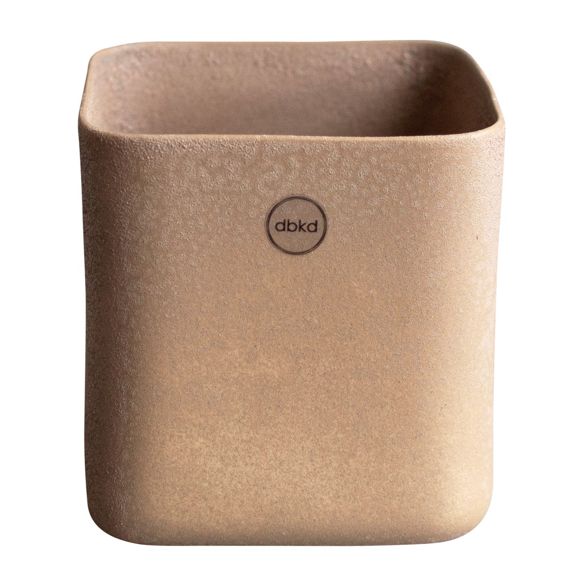 Bilde av DBKD Cube krukke small Ø 13 cm Sand