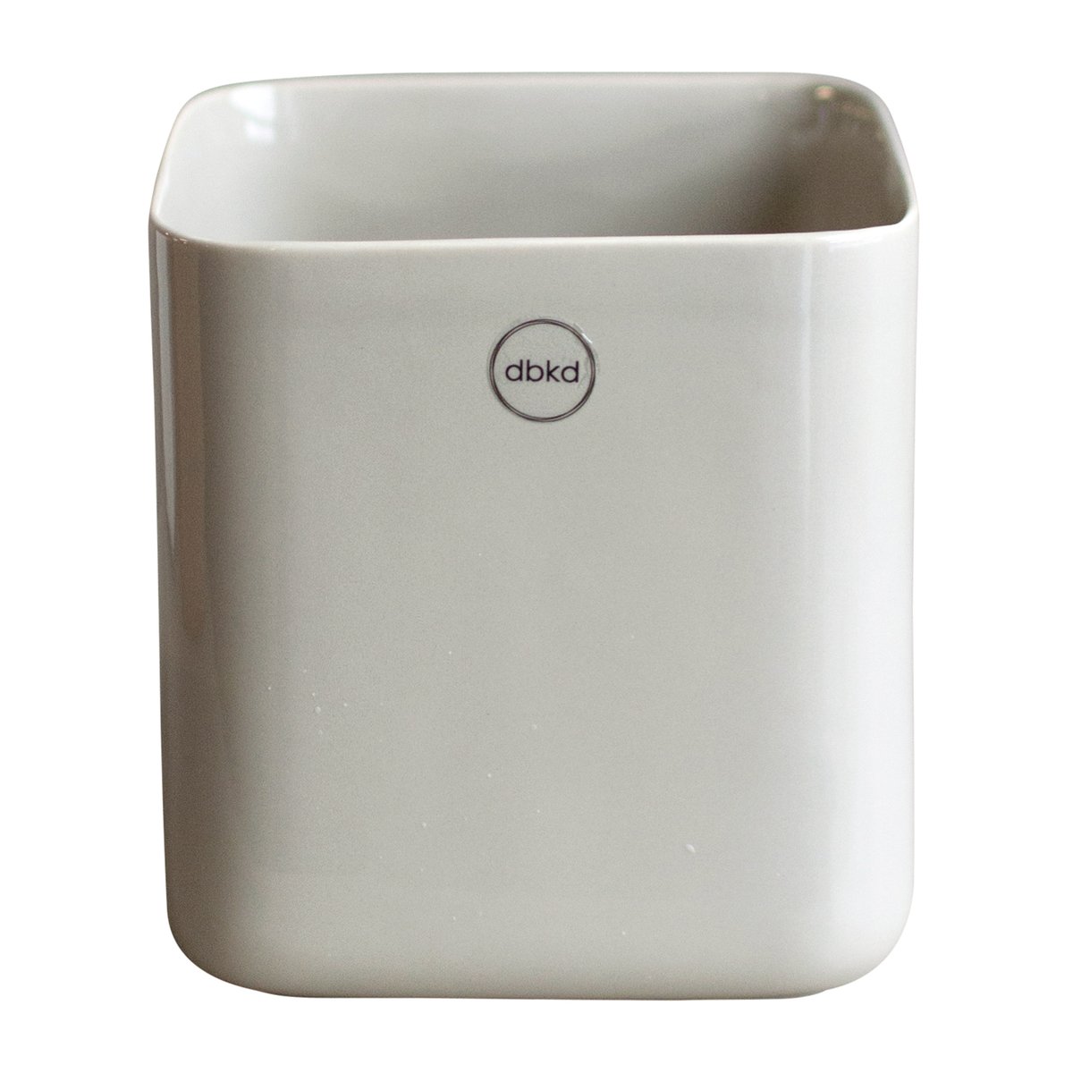 Bilde av DBKD Cube krukke small Ø 13 cm Shiny mole