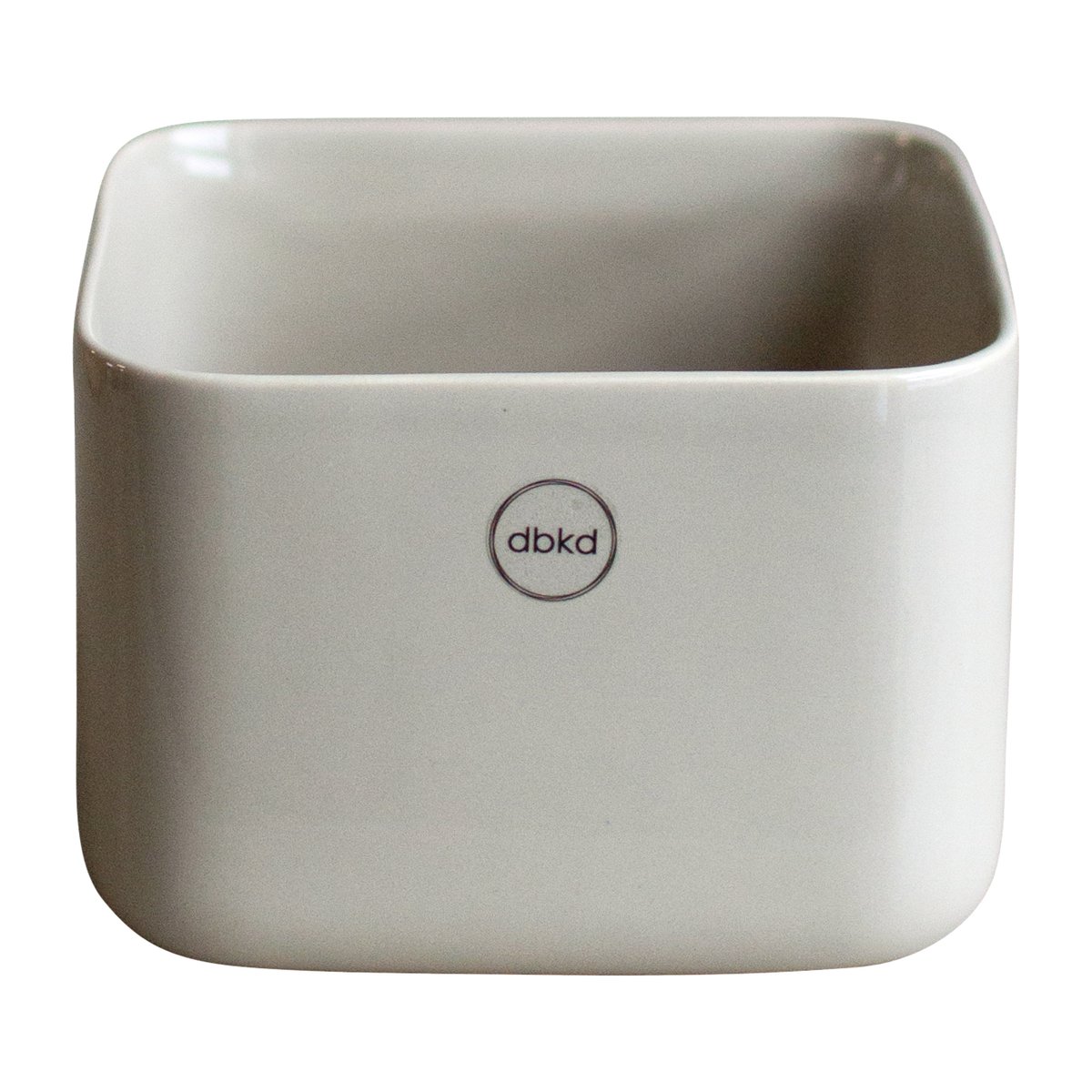 Bilde av DBKD Cube plant lav krukke Ø 13 cm Shiny mole