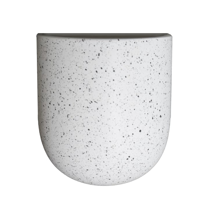 Cut vegghengt krukke white dot, Large DBKD