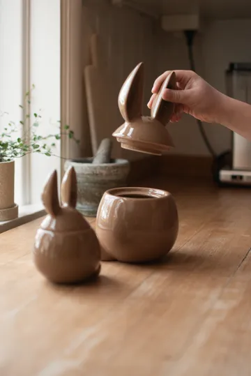 DBKD Eating Rabbit, bolle stor - Shiny nougat - DBKD