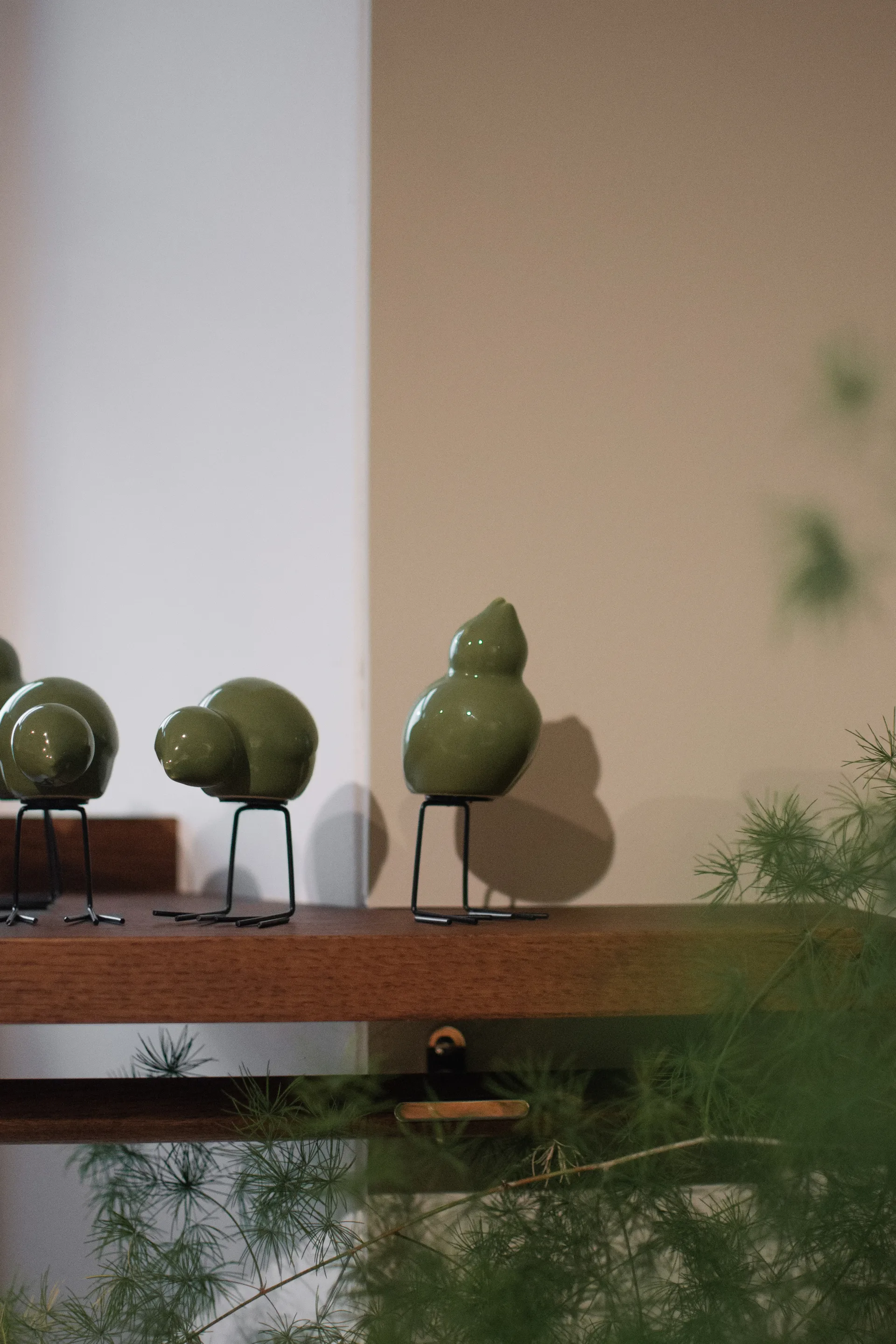 DBKD Swedish Birds påskedekorasjon 2-pakning, Shiny green DBKD