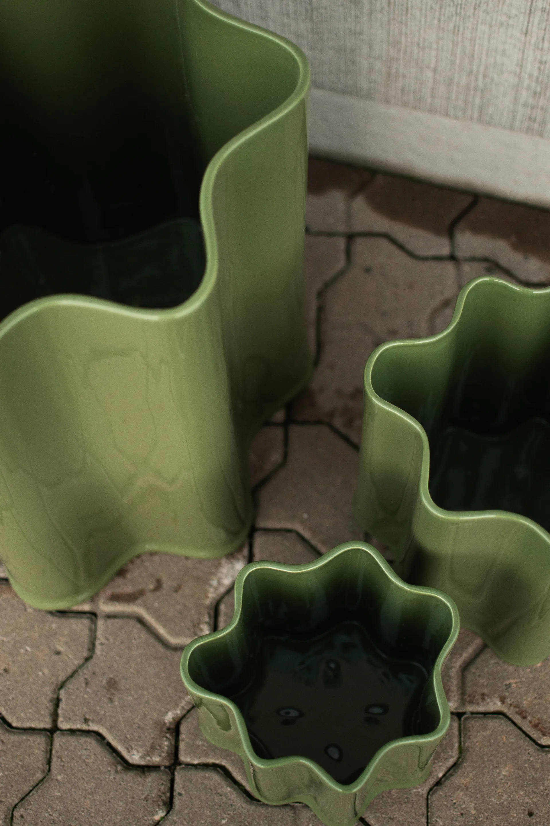 Filter krukke, Shiny green, Ø41 cm DBKD