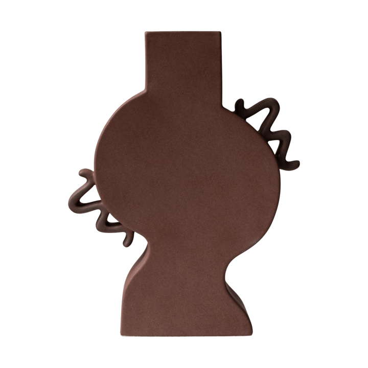 Flat vase 33 cm - Brown - DBKD