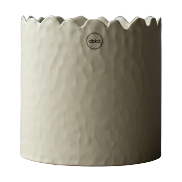 Flowery krukke Ø16 cm - Creme - DBKD