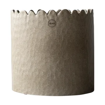 Flowery krukke Ø20 cm - Beige - DBKD