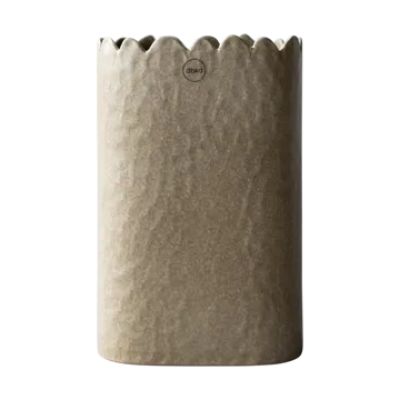 Flowery vase 20 cm - Beige - DBKD