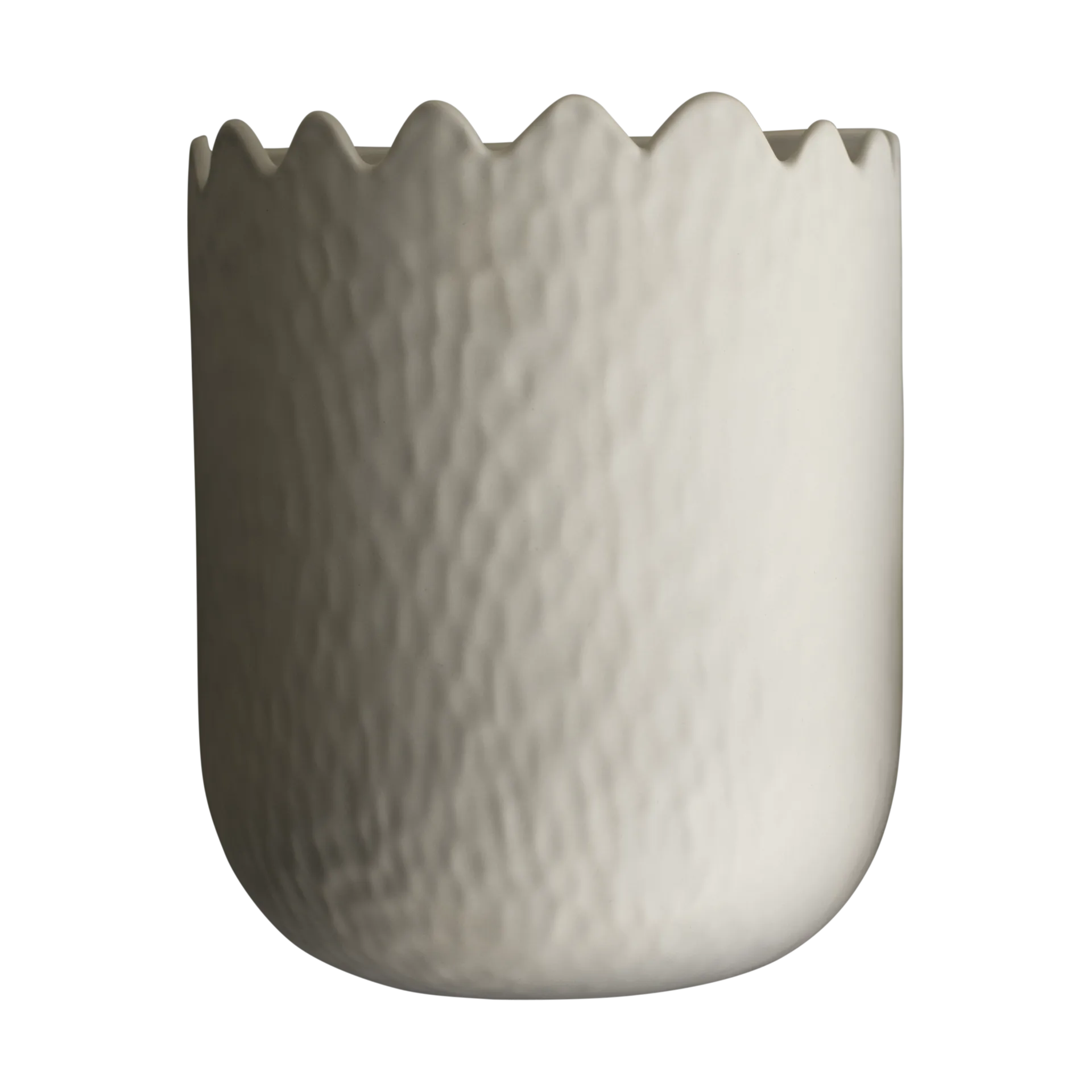 Flowery veggkrukke 24 cm, Creme DBKD