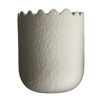 Flowery veggkrukke 24 cm - Creme - DBKD