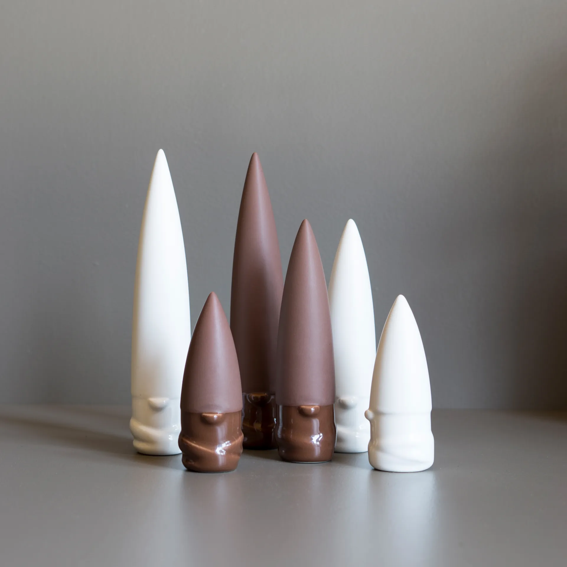 Frozen Santa juldekorasjon medium, White DBKD