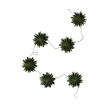 Garland girlander snøfnugg - Green - DBKD