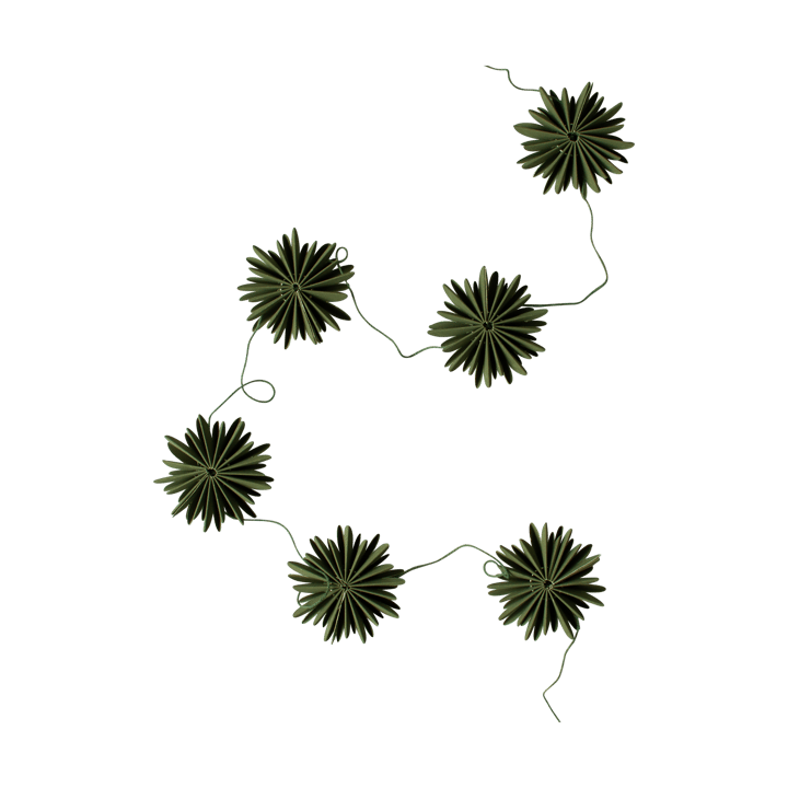 Garland girlander snøfnugg - Green - DBKD