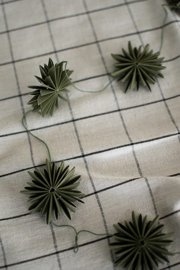 Garland girlander snøfnugg - Green - DBKD