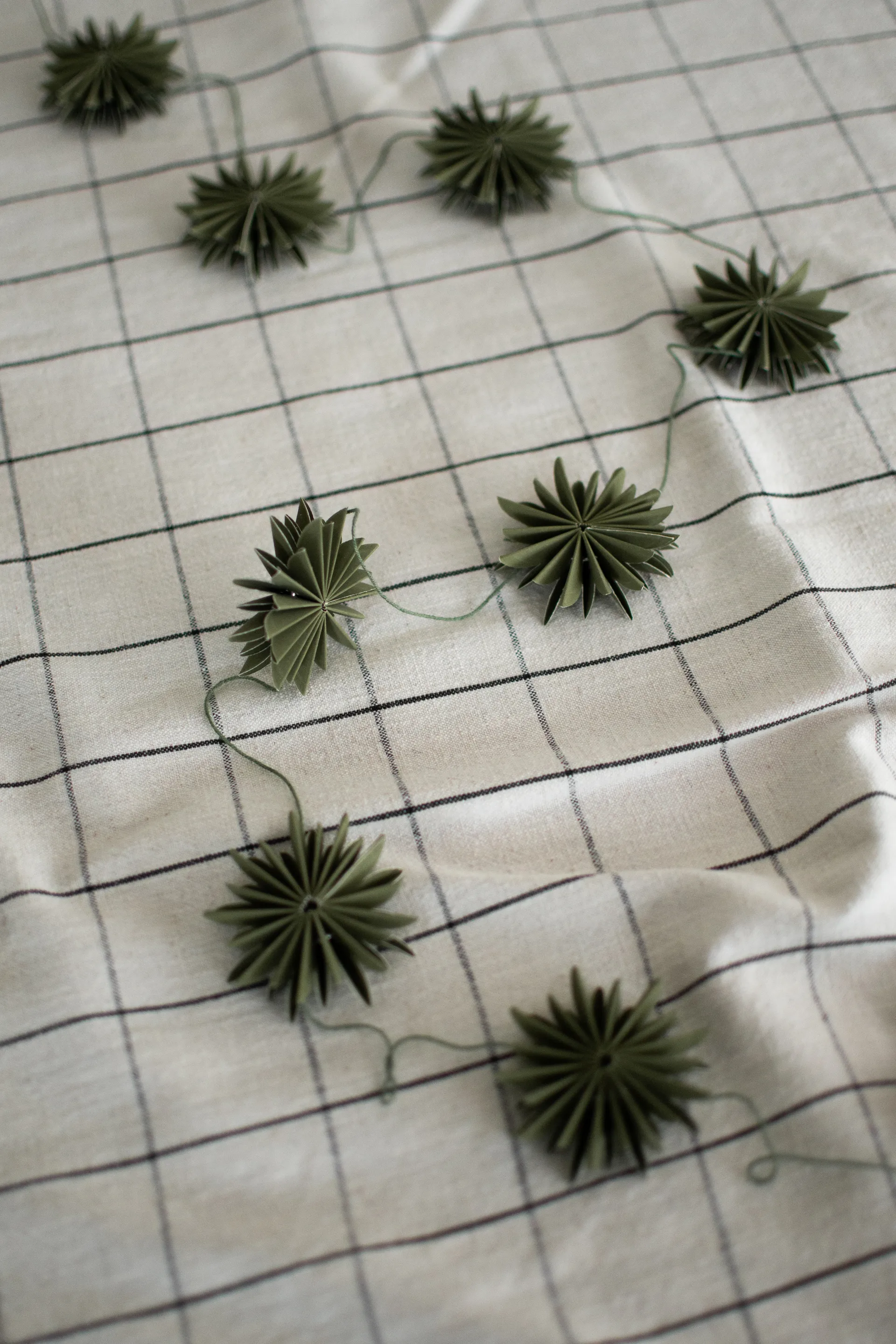 Garland girlander snøfnugg, Green DBKD