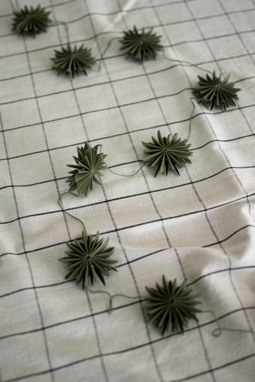 Garland girlander snøfnugg - Green - DBKD