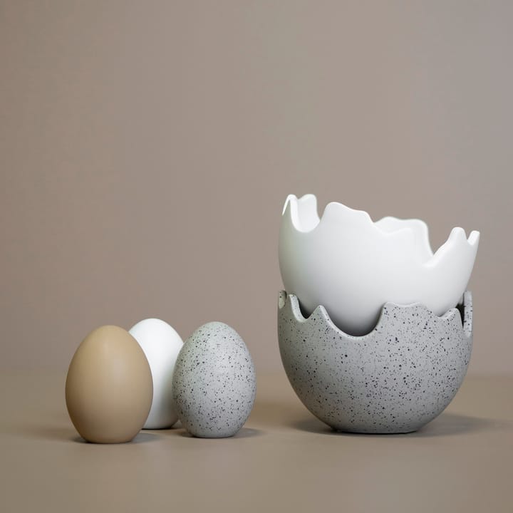 Happy Easter skål eggeskall large - White - DBKD