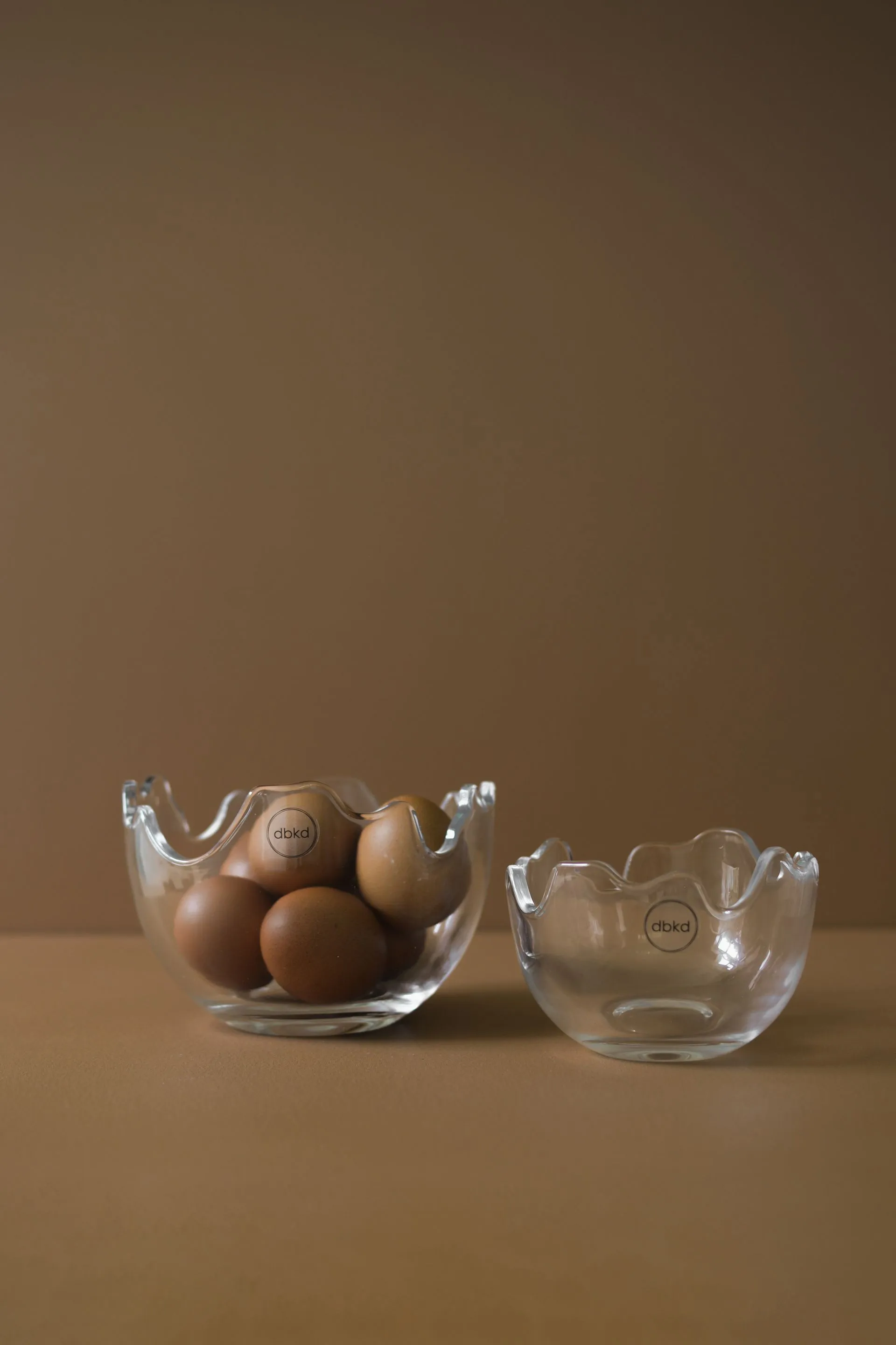 Happy Easter skål eggskal large, Clear DBKD