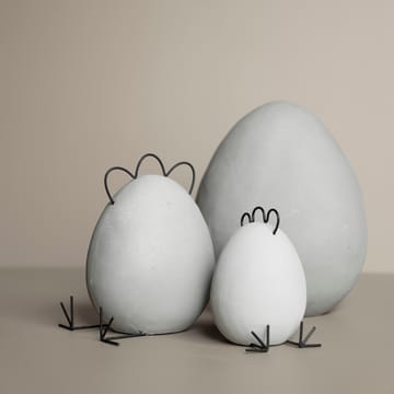 Heavy Hen påskedekorasjon betong - Stor - DBKD
