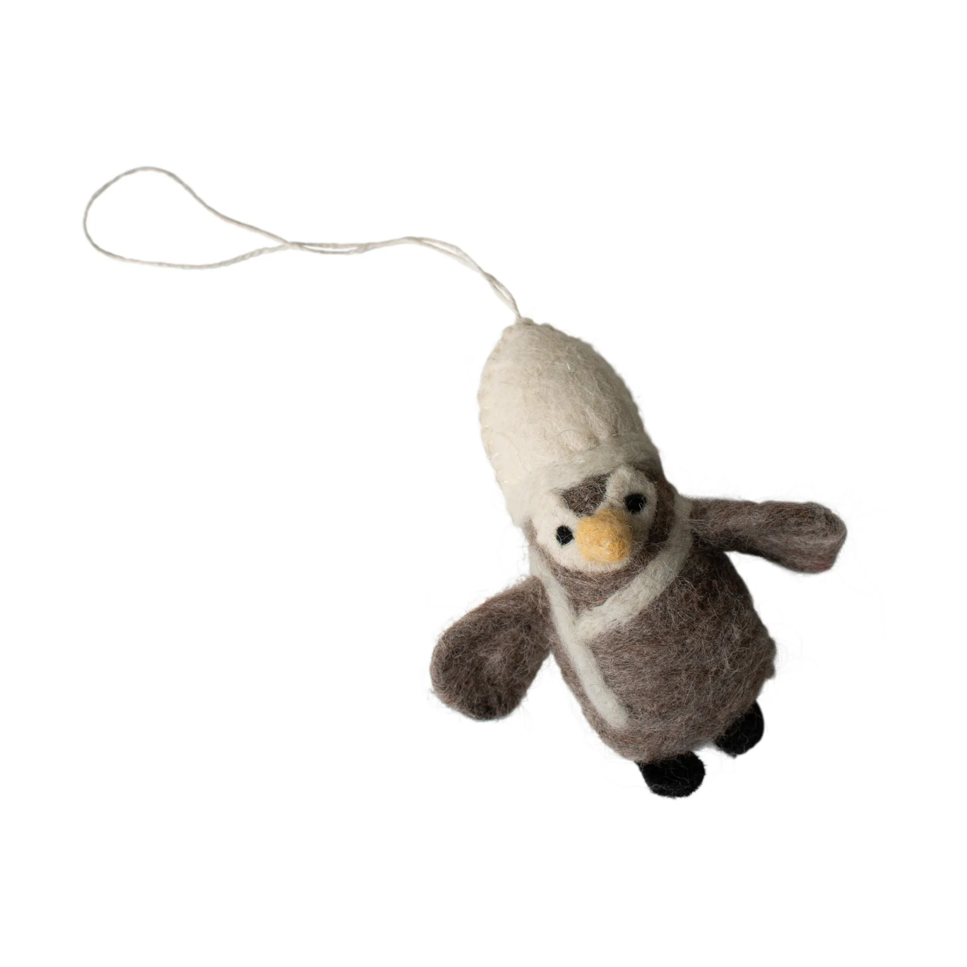 Hengende pingvin dekorasjonshengende, Beige-white DBKD