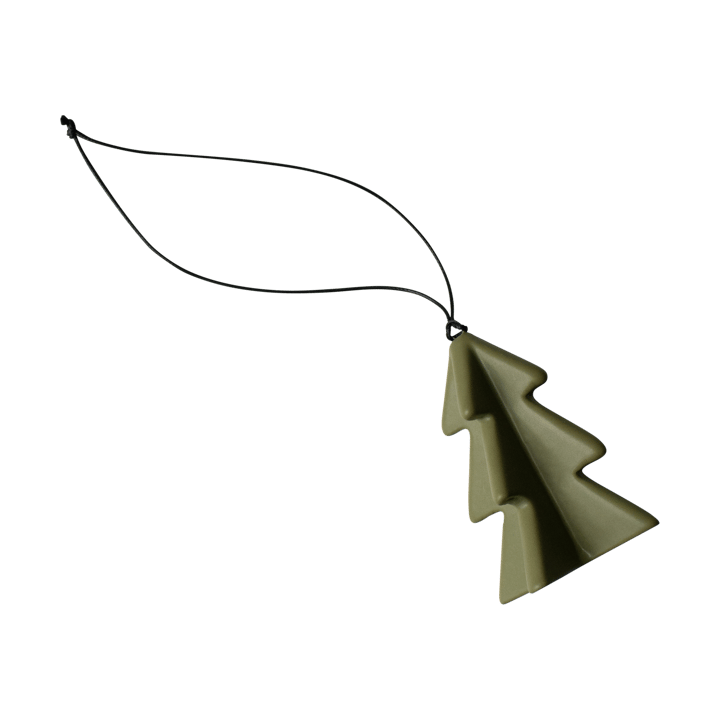 Hengende vintertre 7 cm - Green - DBKD