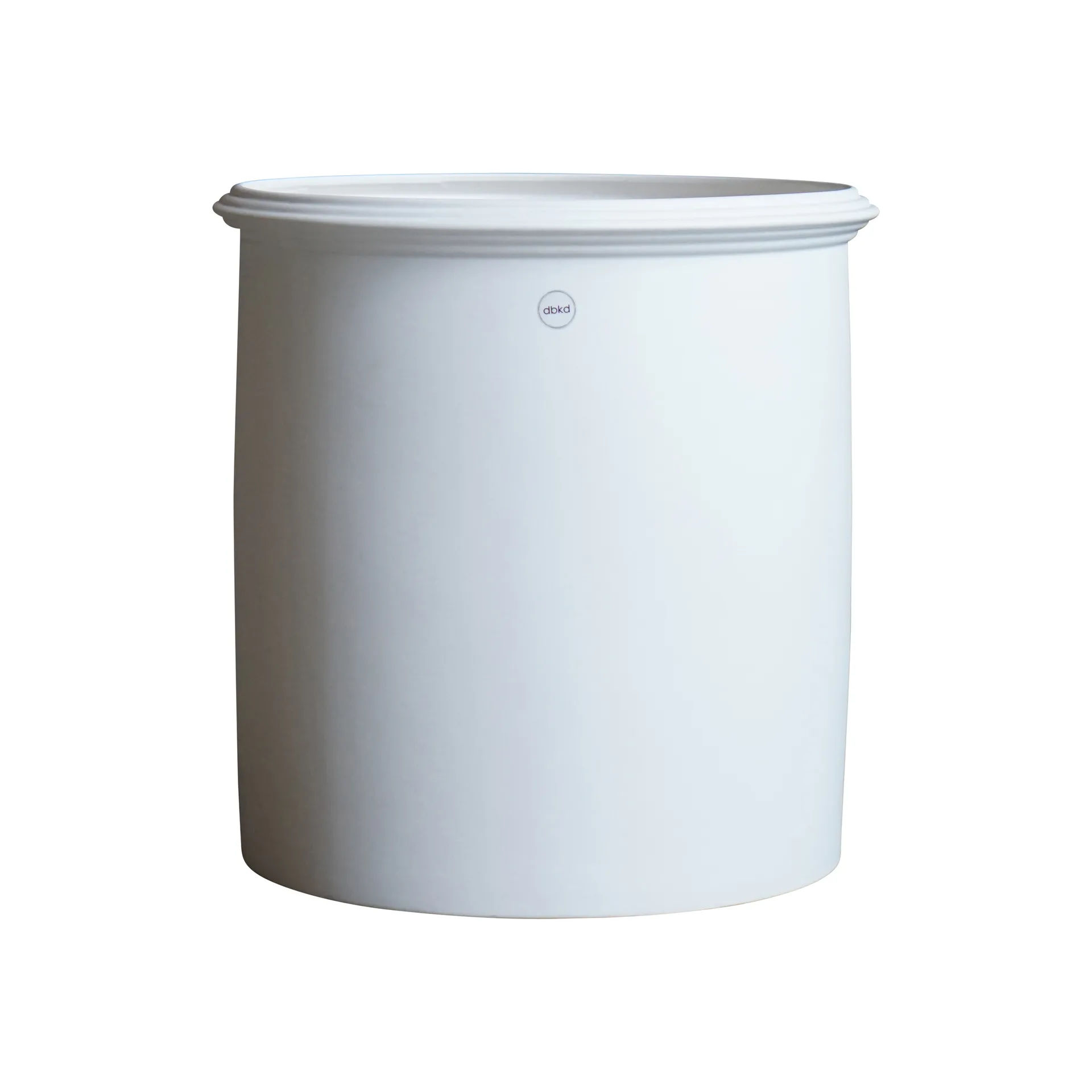 Krusett krukke matt hvit, XL Ø34 cm DBKD