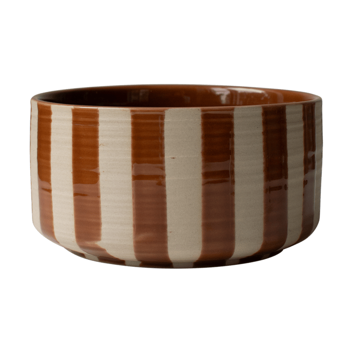 Line dekorasjonsskål Ø16 cm - Stripe nougat - DBKD