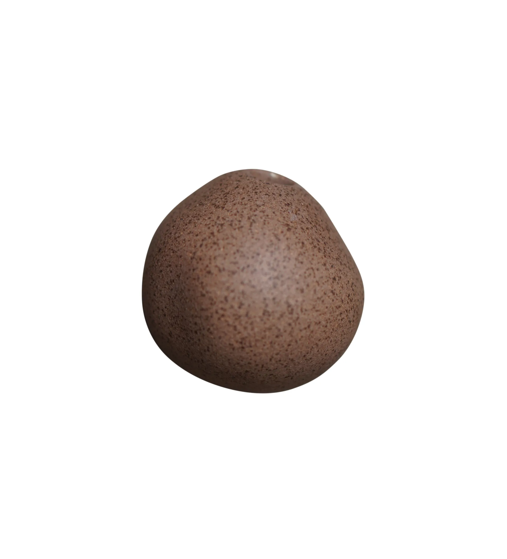 Miniature vegghengt vase brun, Small Ø8 cm DBKD