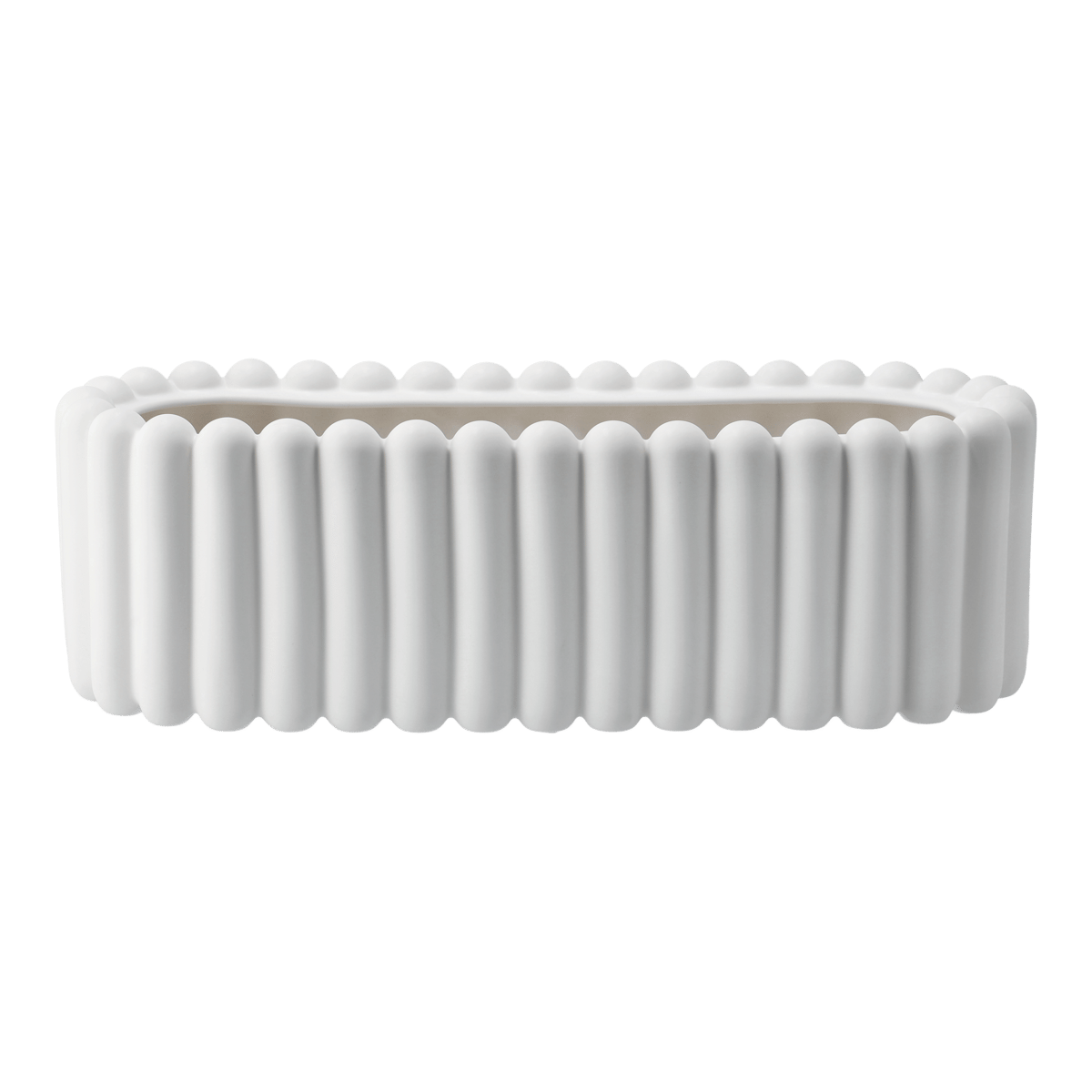 Bilde av DBKD Mist krukke oval White