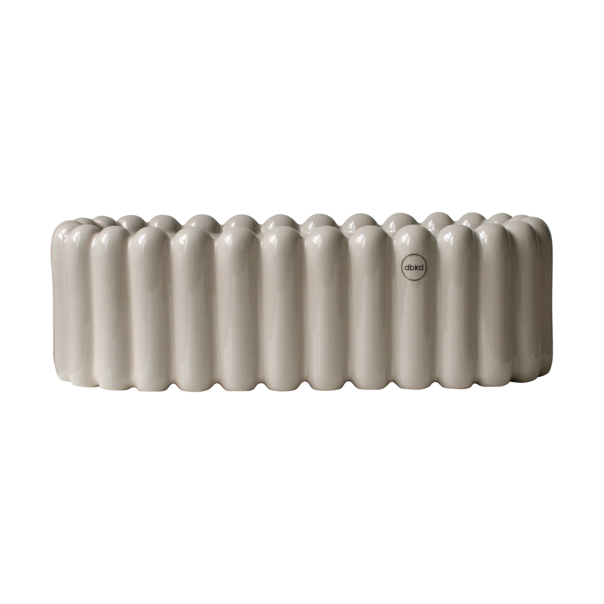 Mist potte oval small 35 cm, Shiney mole DBKD