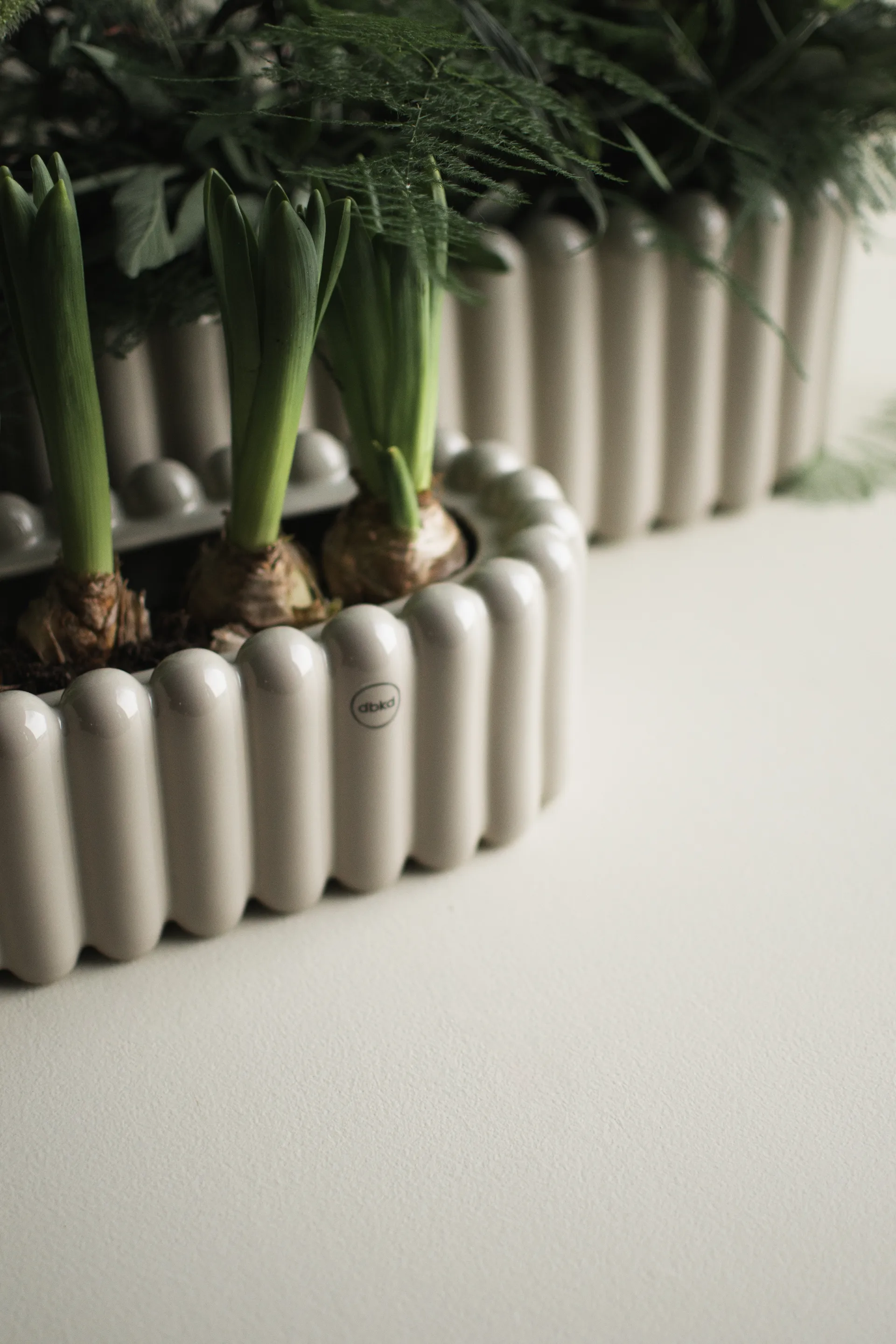 Mist potte oval small 35 cm, Shiney mole DBKD