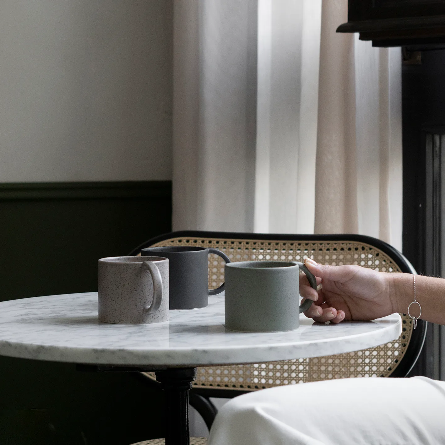 Mug keramisk kopp, Green DBKD