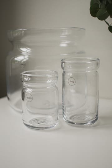 Neck krukke - Clear, Ø8x15 cm - DBKD