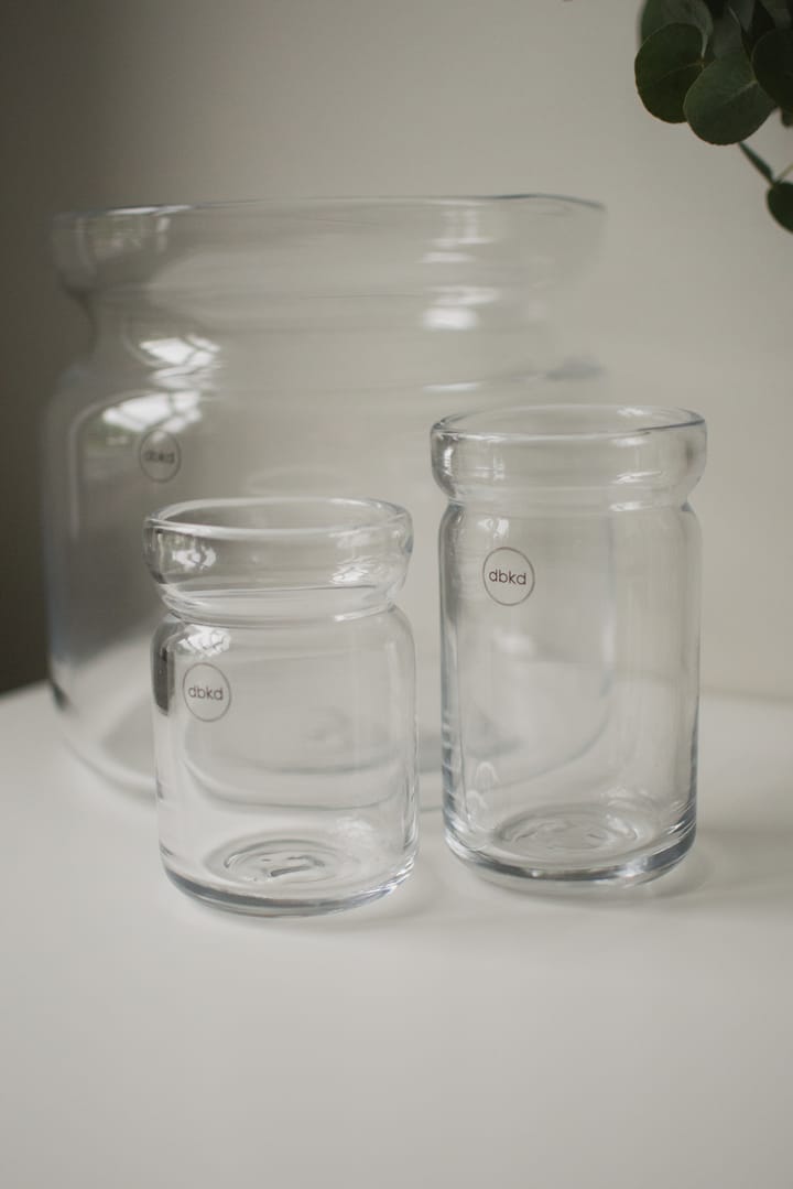 Neck krukke, Clear, Ø8x15 cm DBKD